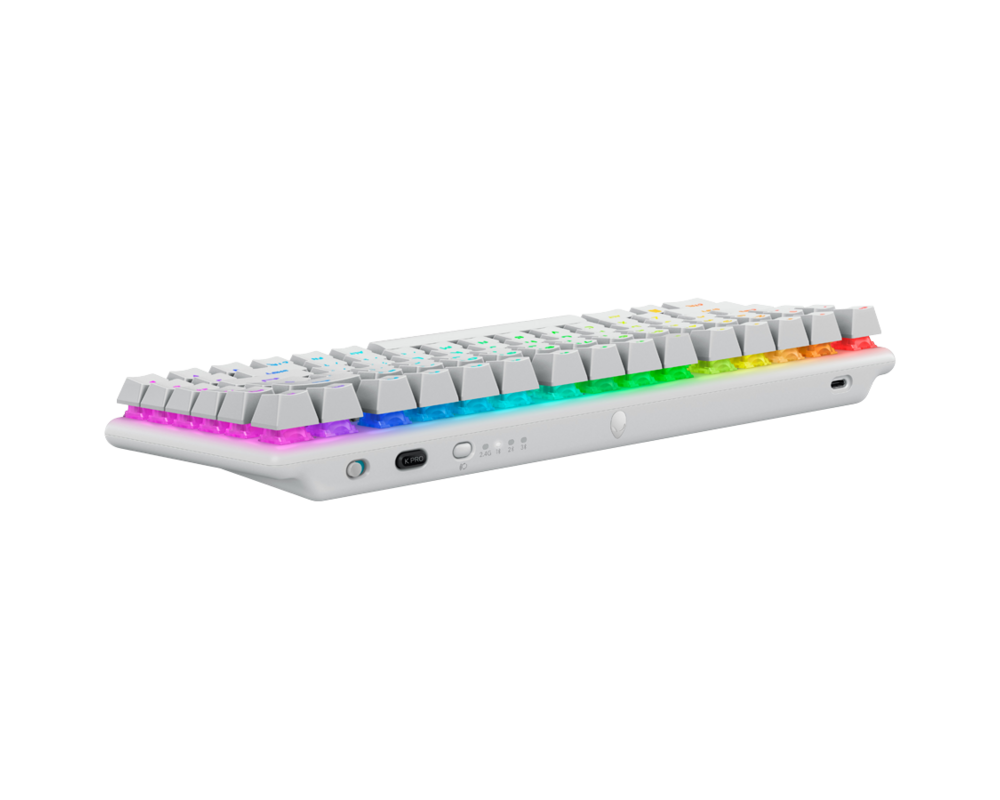 Клавиатура Dell Alienware Pro Wireless Gaming Keyboard - US (QWERTY) (Lunar Light) 9