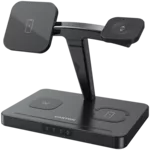 <span>Зарядно</span> CANYON wireless WS-404 15W 4in1 Black <span class='catalog-num-in-name'>CNS-WCS404B</span> - 