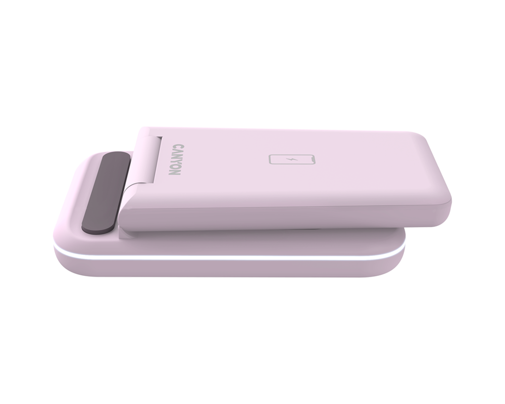Зарядно CANYON wireless WS-304 15W 2in1 Iced Pin... 6