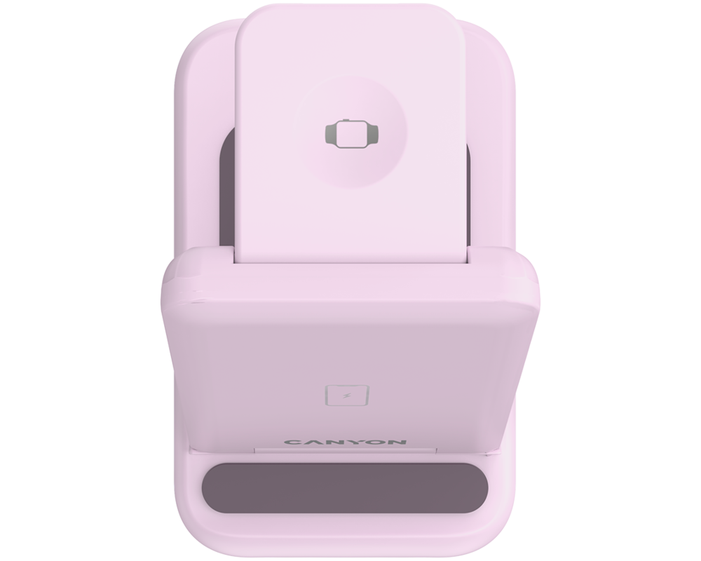 Зарядно CANYON wireless WS-304 15W 2in1 Iced Pin... 7