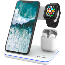  CANYON wireless WS-302 15W 3in1 Black 704345 CNS-WCS302W на топ цена - PIC.bg