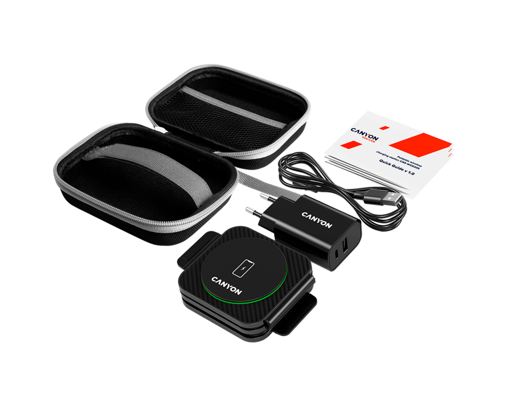 Зарядно CANYON wireless WS-305 15W 3in1 Foldable... 8