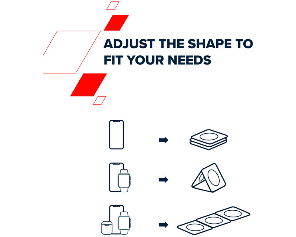 Зарядно CANYON wireless WS-305 15W 3in1 Foldable... 12