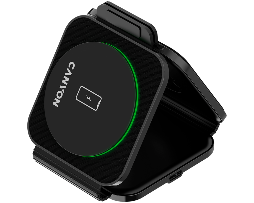 Зарядно CANYON wireless WS-305 15W 3in1 Foldable... 5
