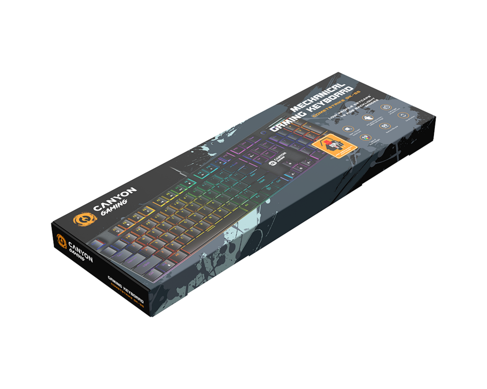 Клавиатура CANYON keyboard Cometstrike GK-55 EN Wir... 5