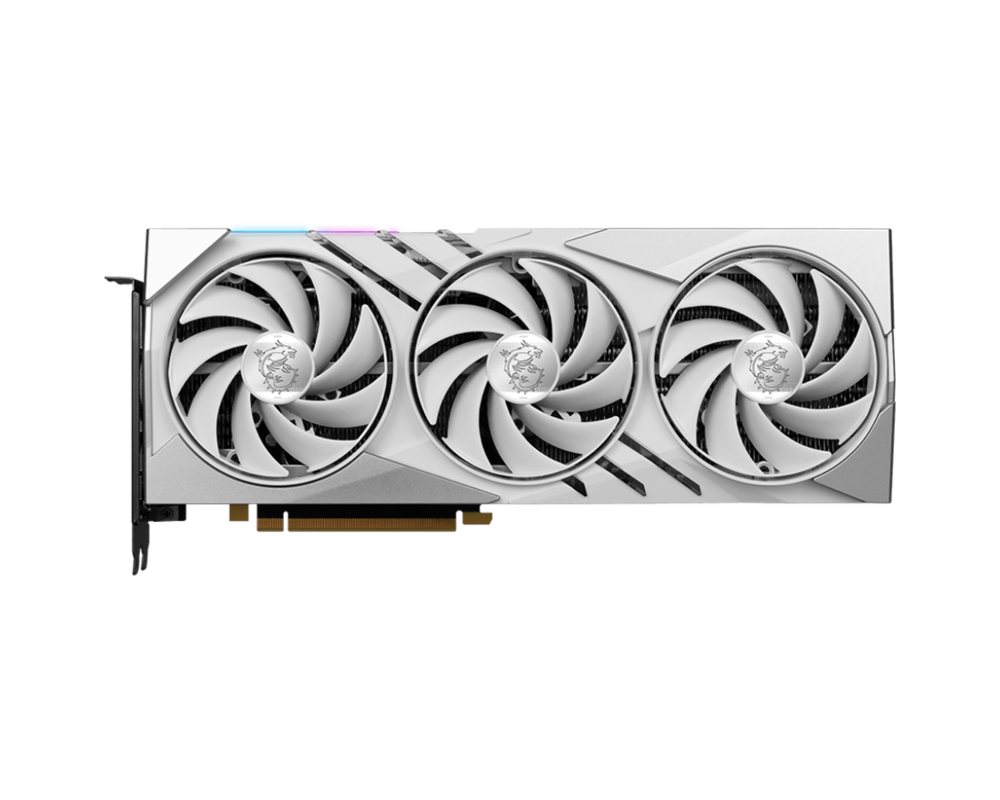 Видеокарта MSI Nvidia GeForce RTX 4070 Ti SUPER 16G GAMING SLIM WHITE 2