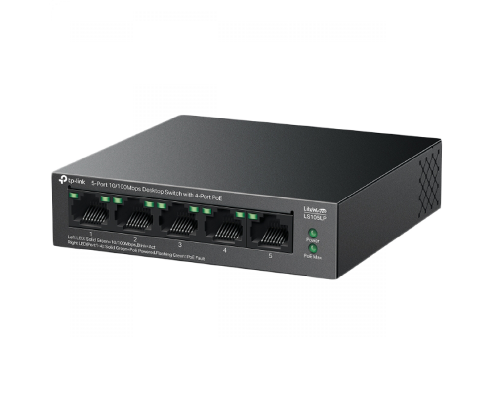 Switch (Комутатор) TP-Link LS105LP 5-портов 10/100 Mbps 11