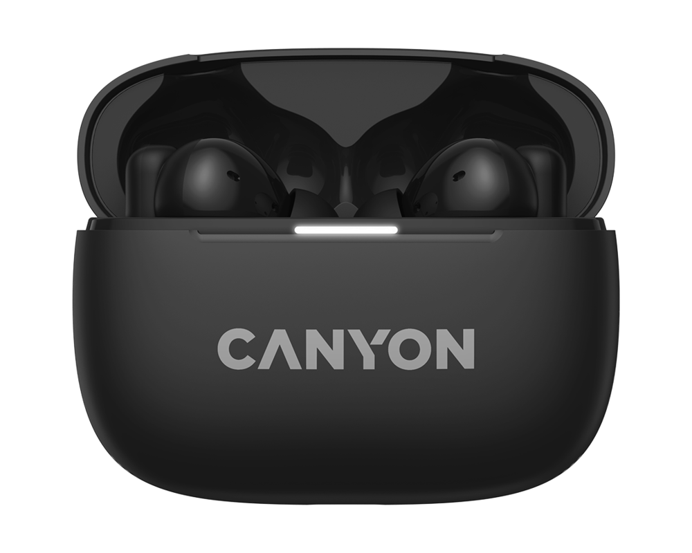 Слушалки CANYON headset OnGo TWS-10 ANC+ENC Black 2