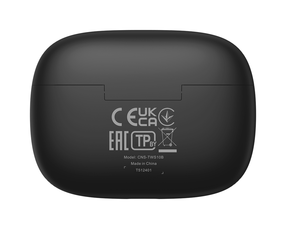 Слушалки CANYON headset OnGo TWS-10 ANC+ENC Black 7