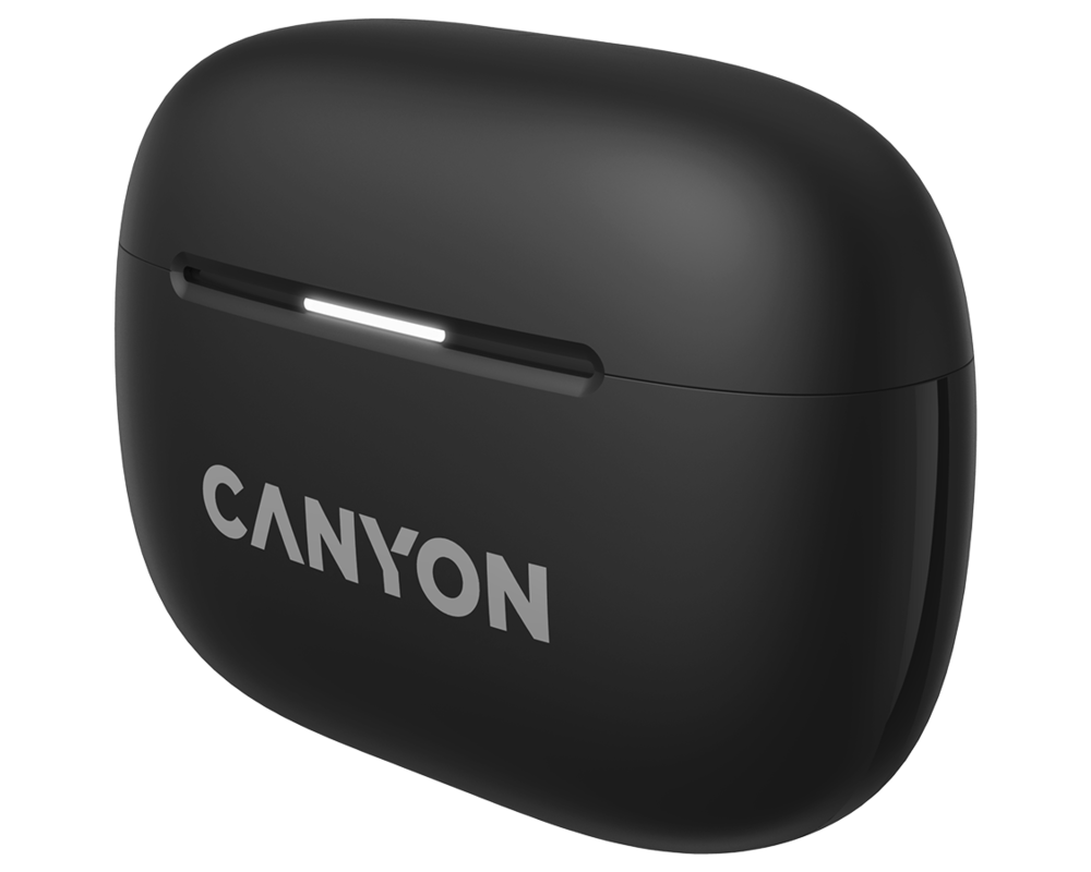 Слушалки CANYON headset OnGo TWS-10 ANC+ENC Black 6