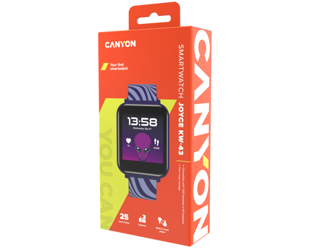Smart часовник Canyon CNE-KW43BL 7