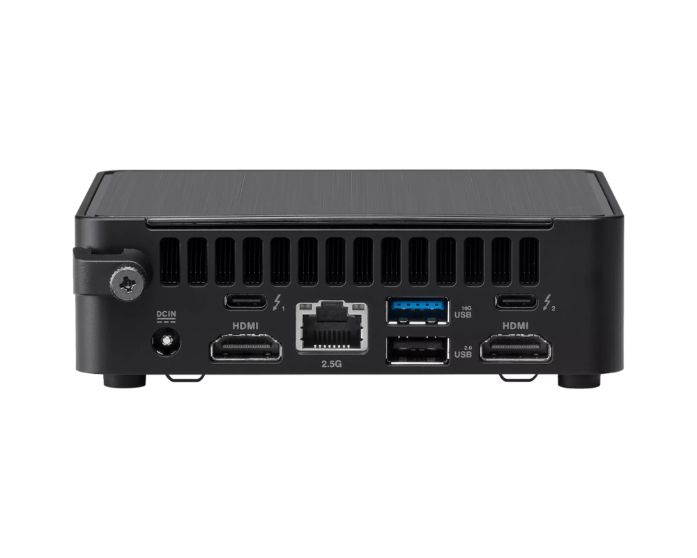 Настолен компютър ASUS RNUC14RVHU700002I Barebone Intel Core Ultra 7 155H Tall Kit L6 EU Cord 2