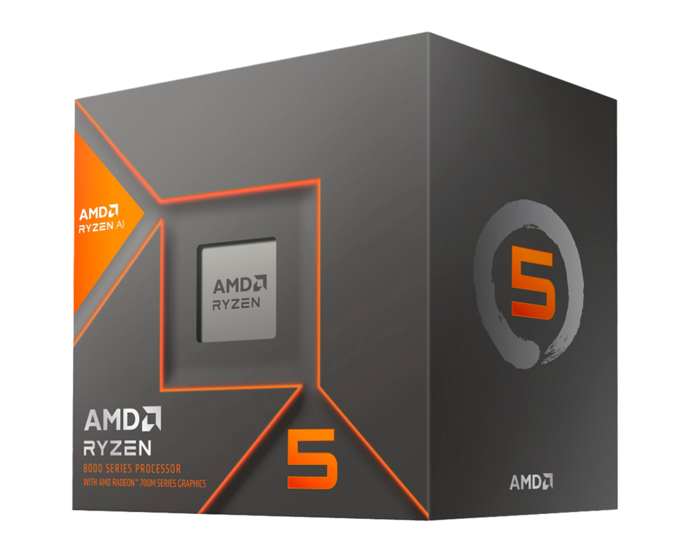 Процесор AMD RYZEN 5 8400F (6-ядрен), BOX 2