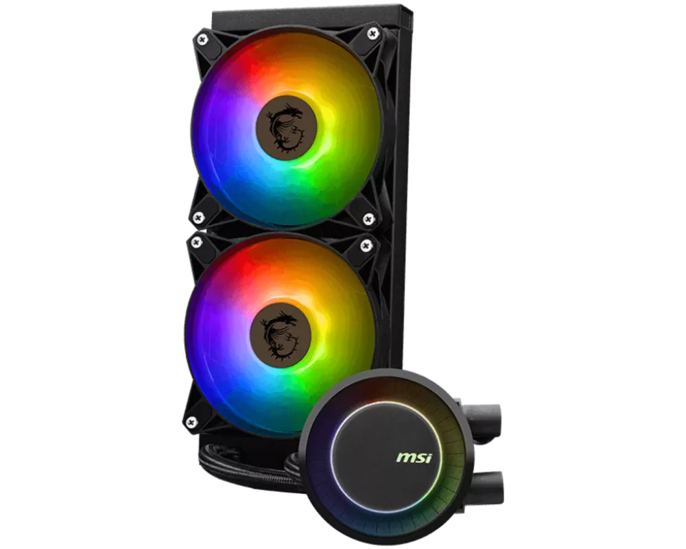 Охладител за процесор MSI MAG CORELIQUID E240 3x 120mm ARGB Fans 3