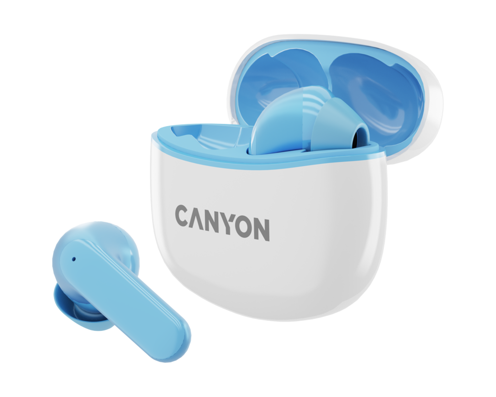 Слушалки CANYON headset TWS-5 Blue 3
