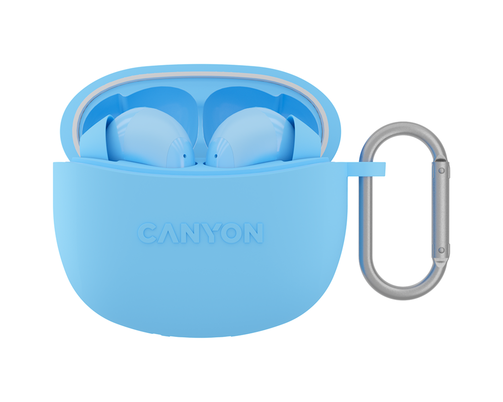 Слушалки CANYON headset TWS-5 Blue 5