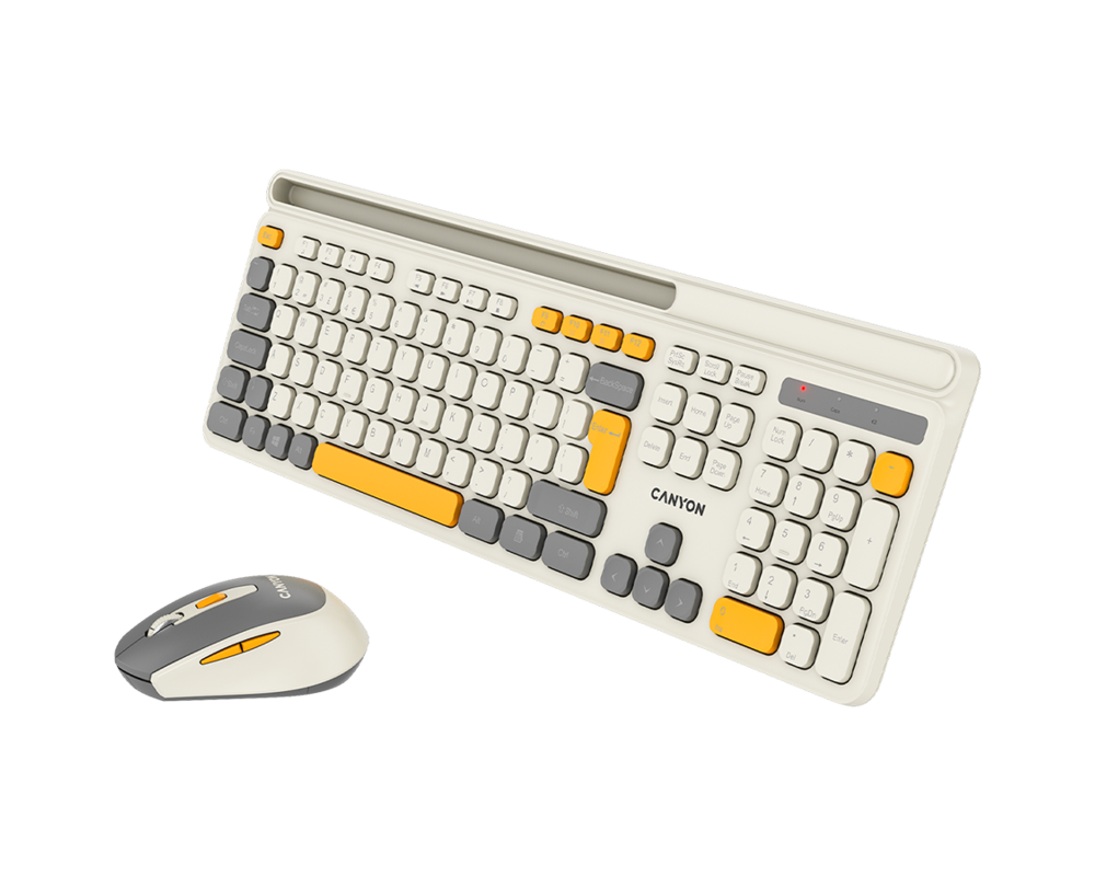 Клавиатура CANYON HSET-W5 Keyboard+Mouse AAA+AA Wir... 11