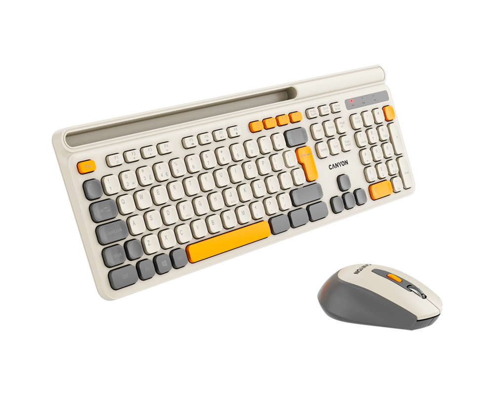 Клавиатура CANYON HSET-W5 Keyboard+Mouse AAA+AA Wir... 3