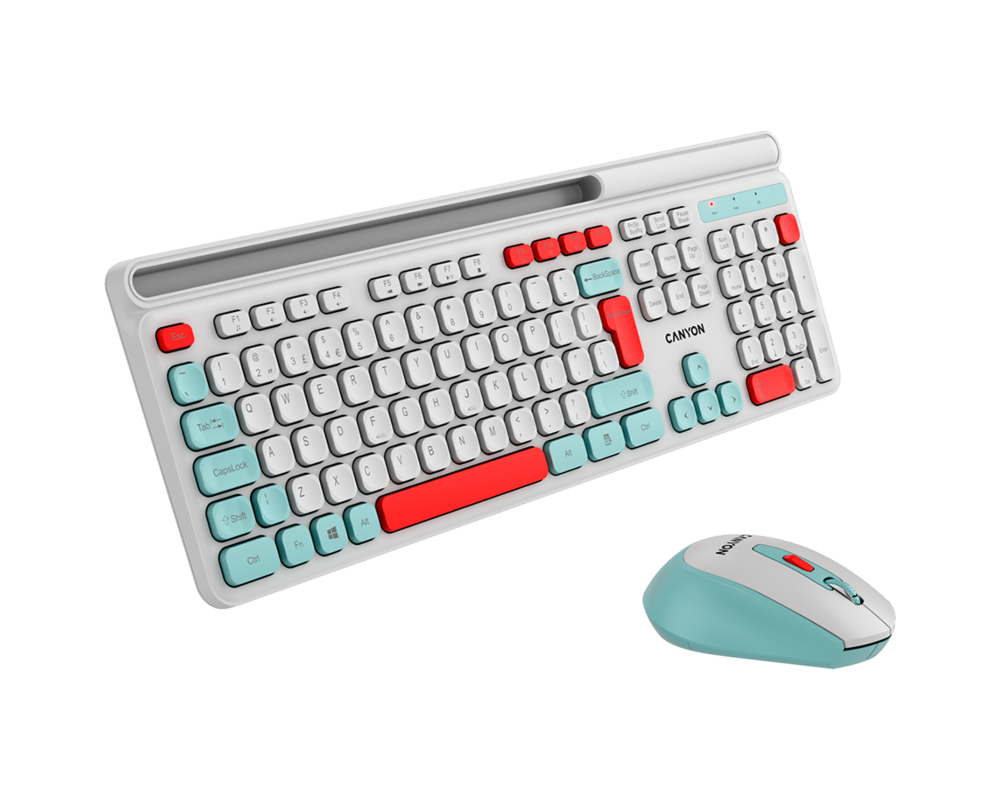 Клавиатура CANYON HSET-W5 Keyboard+Mouse AAA+AA Wir... 3