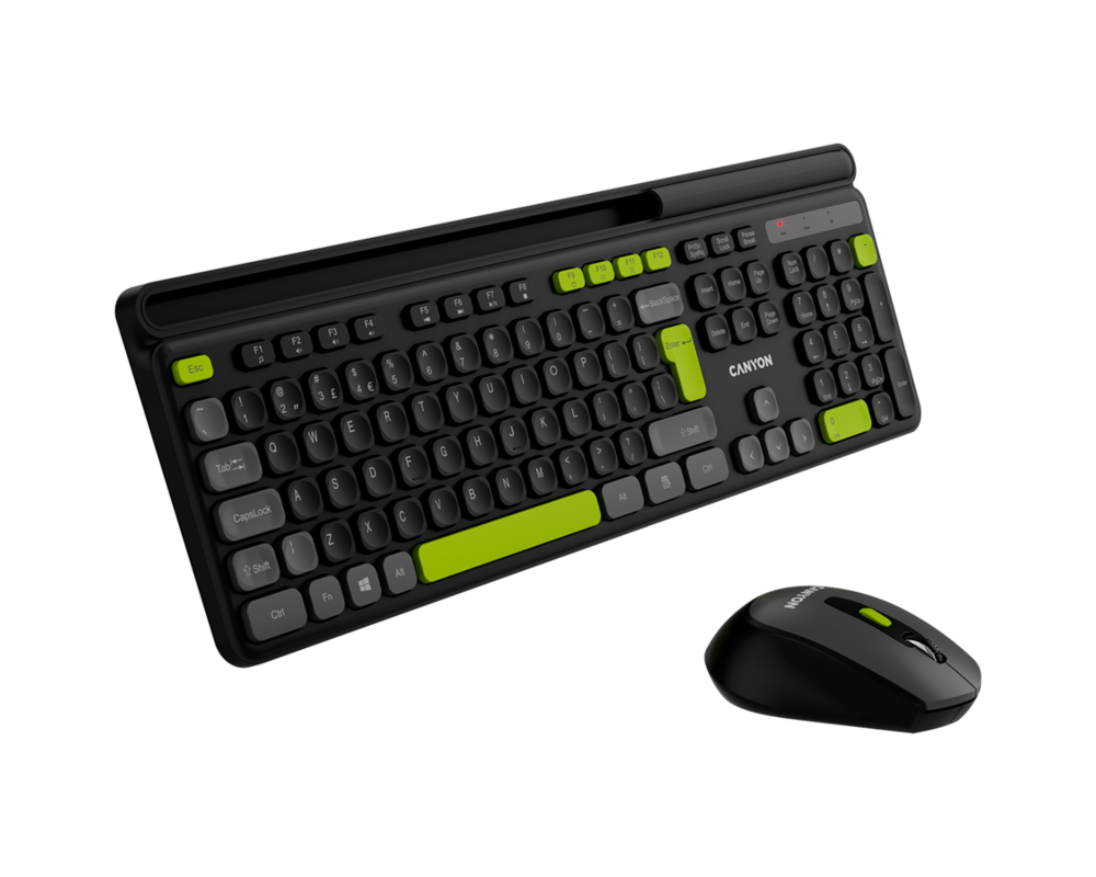 Клавиатура CANYON HSET-W5 Keyboard+Mouse 10