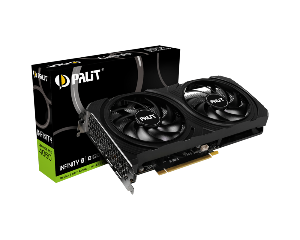 Видеокарта Palit RTX 4060 Infinity 2 8GB GDDR6 8