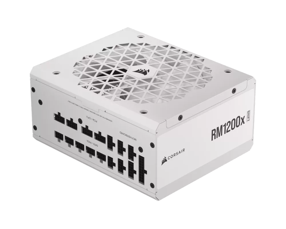 Захранване Corsair RM1200x Shift White, 1200 W, 80+ Gold 2