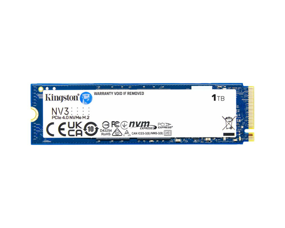 SSD 1 ТB Kingston NV3 M.2 2280 PCIe 4.0 NVMe SSD 4