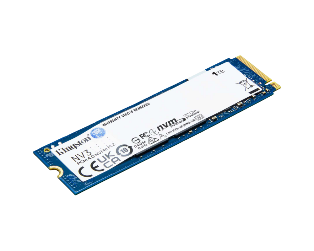 SSD 1 ТB Kingston NV3 M.2 2280 PCIe 4.0 NVMe SSD 5