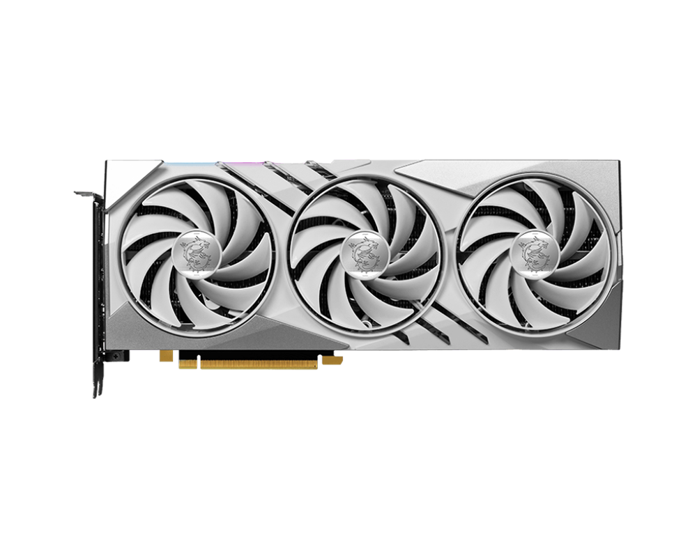 Видеокарта MSI Nvidia RTX 4070 SUPER 12G GAMING X SLIM WHITE 2