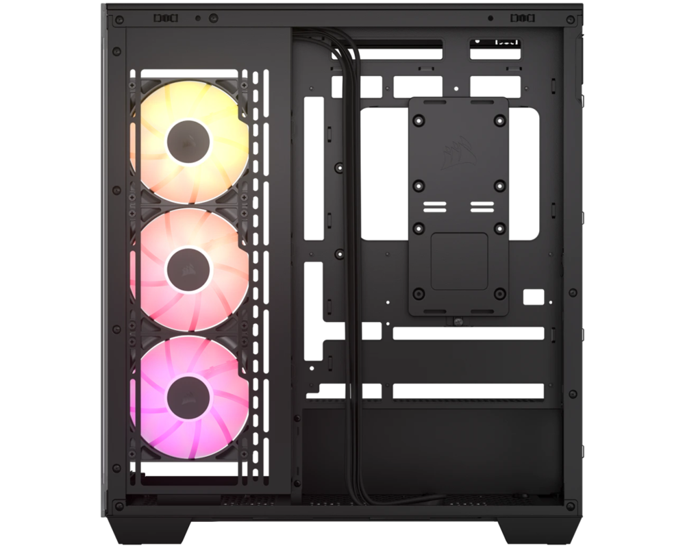 Кутия Corsair 3500X ARGB Tempered Glass Mid-Tower, Black, EAN: 0840006686057 3