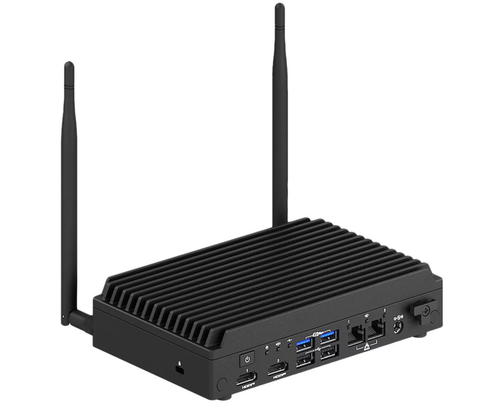 Настолен компютър ASUS NUC Rugged/BNUC13BRFA400B00I/Intel Atom X7425E/Intel UHD Graphics/6xUSB/M.2 22x80 NVMe; M.2 30x42 SATA SSD 2