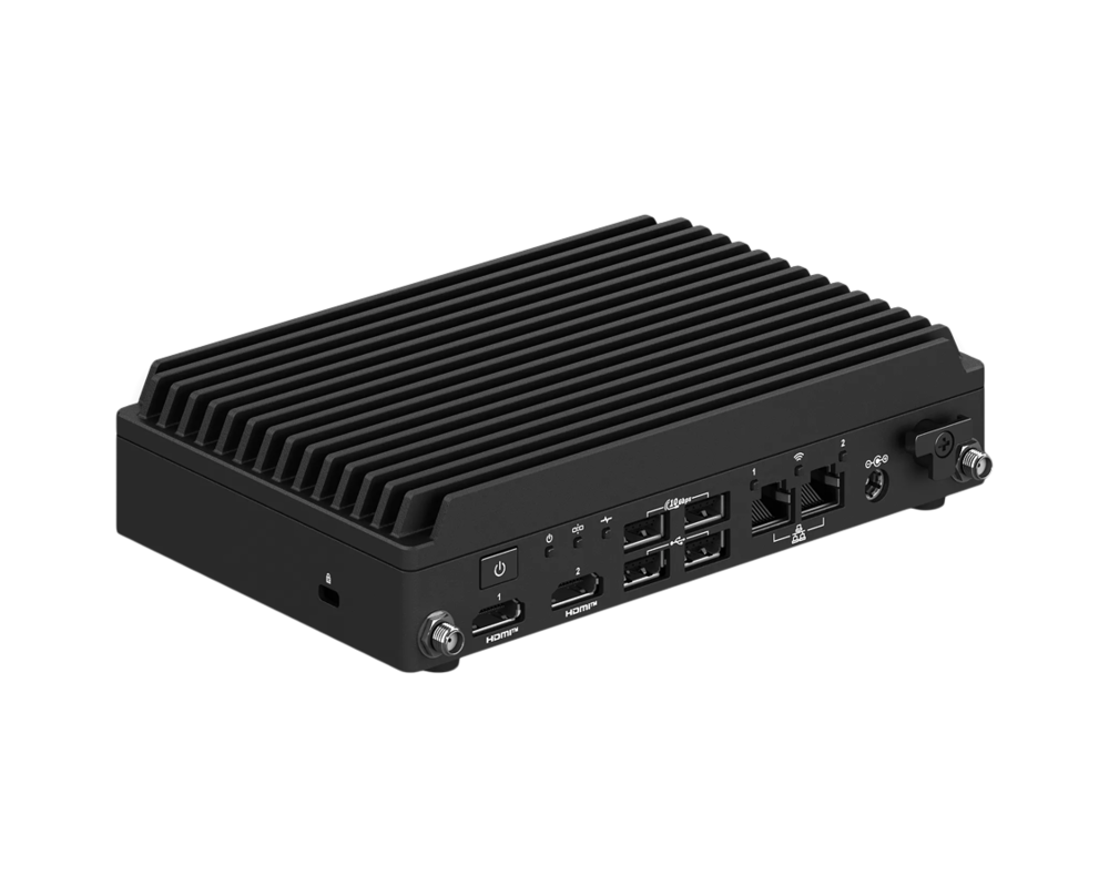 Настолен компютър ASUS NUC Rugged/BNUC13BRFA400B00I/Intel Atom X7425E/Intel UHD Graphics/6xUSB/M.2 22x80 NVMe; M.2 30x42 SATA SSD 3