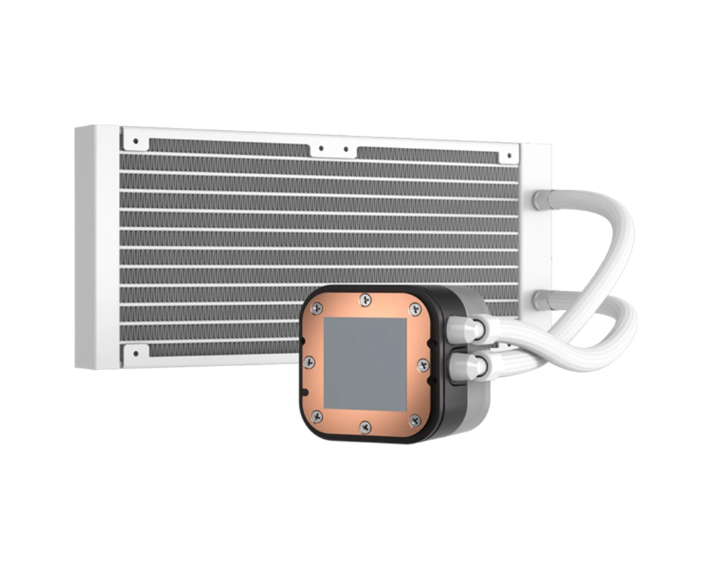 Охладител за процесор Corsair iCUE H100i RGB ELITE Liquid CPU Cooler - white, 277mm x 120mm x 27mm radiator, EAN: 0840006600282 2