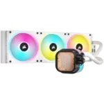 Охладител за процесор CORSAIR iCUE LINK H150i LCD White AIO, 360mm Radiator, Liquid CPU Cooler, 397mm x 120mm x 27mm radiator, EAN: 0840006665946 2