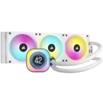 <span>Охладител за процесор</span> CORSAIR iCUE LINK H150i LCD White AIO, 360mm Radiator, Liquid CPU Cooler, 397mm x 120mm x 27mm radiator, EAN: 0840006665946 <span class='catalog-num-in-name'>CW-9061010-WW</span> - 