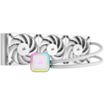 <span>Охладител за процесор</span> CORSAIR iCUE H150i ELITE RGB Liquid CPU Cooler - White, 397mm x 120mm x 27mm radiator, EAN: 0840006600299 <span class='catalog-num-in-name'>CW-9060079-WW</span> - 