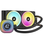 <span>Охладител за процесор</span> CORSAIR iCUE LINK H100i LCD AIO, 240mm Radiator, Liquid CPU Cooler, 277mm x 120mm x 27mm radiator, EAN: 0840006665885 <span class='catalog-num-in-name'>CW-9061007-WW</span> - 