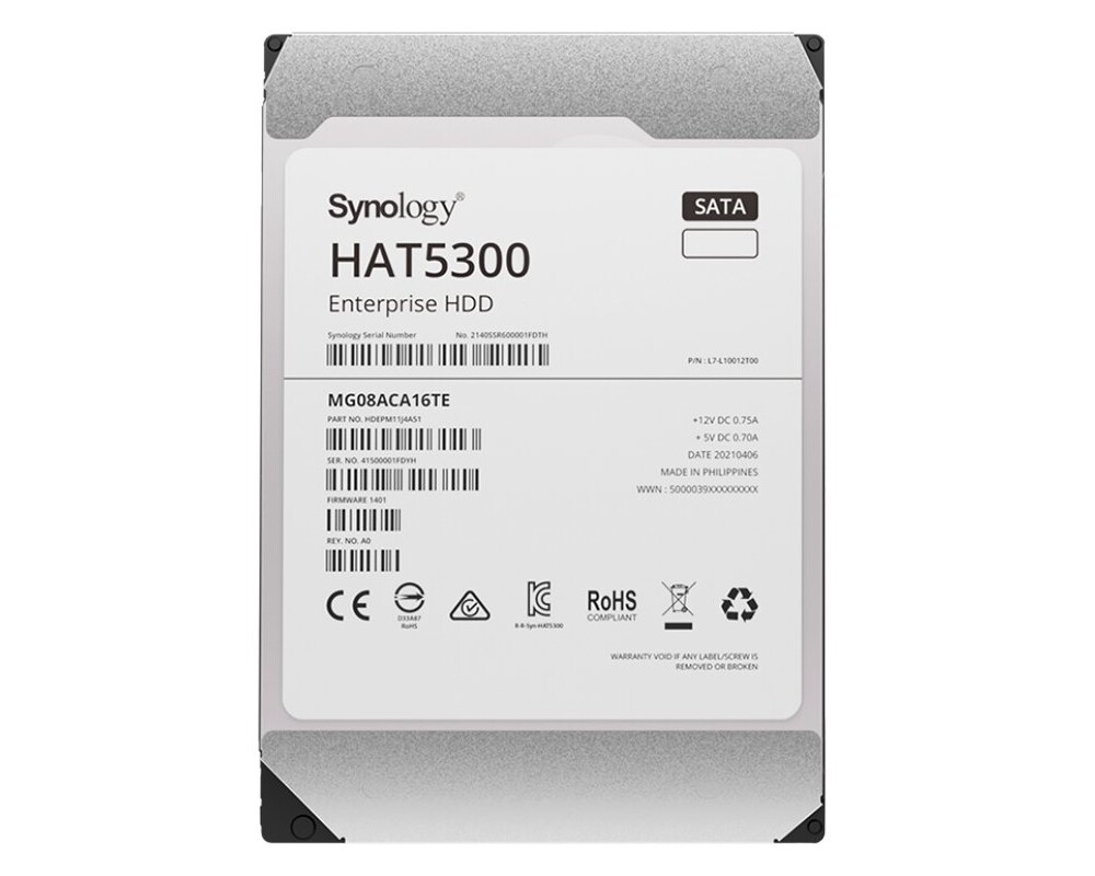 Твърд диск Synology HAT5300-4T 4TB 3.5" Enterprise HDD