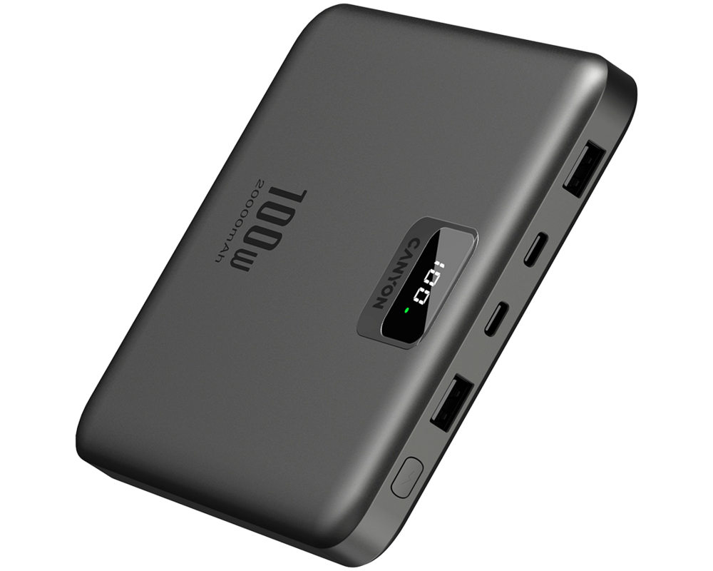 Външна батерия CANYON power bank PB-2008 LED FLAT 20000... 9