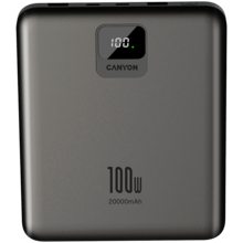 CANYON power bank PB-2008 LED FLAT 20000... 772264 CNE-CPB2008DG на топ цена - PIC.bg