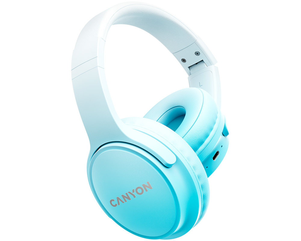 Слушалки CANYON headset OnRiff 4 Blue 3