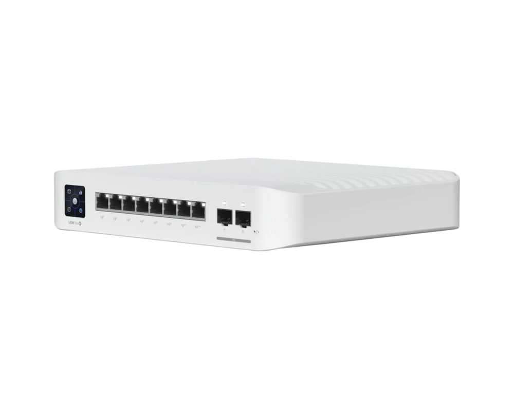 Switch (Комутатор) 8-портов гигабитен комутатор Ubiquiti UniFi Switch USW-Pro-8-PoE 8 PoE 120W 7
