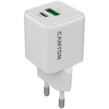  CANYON CU20AC GaN 20W 1xPD 1xQC EU White 775480 CNS-CUW20AC на топ цена - PIC.bg