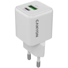 CANYON CU20AC GaN 20W 1xPD 1xQC EU White 775480 CNS-CUW20AC на топ цена - PIC.bg