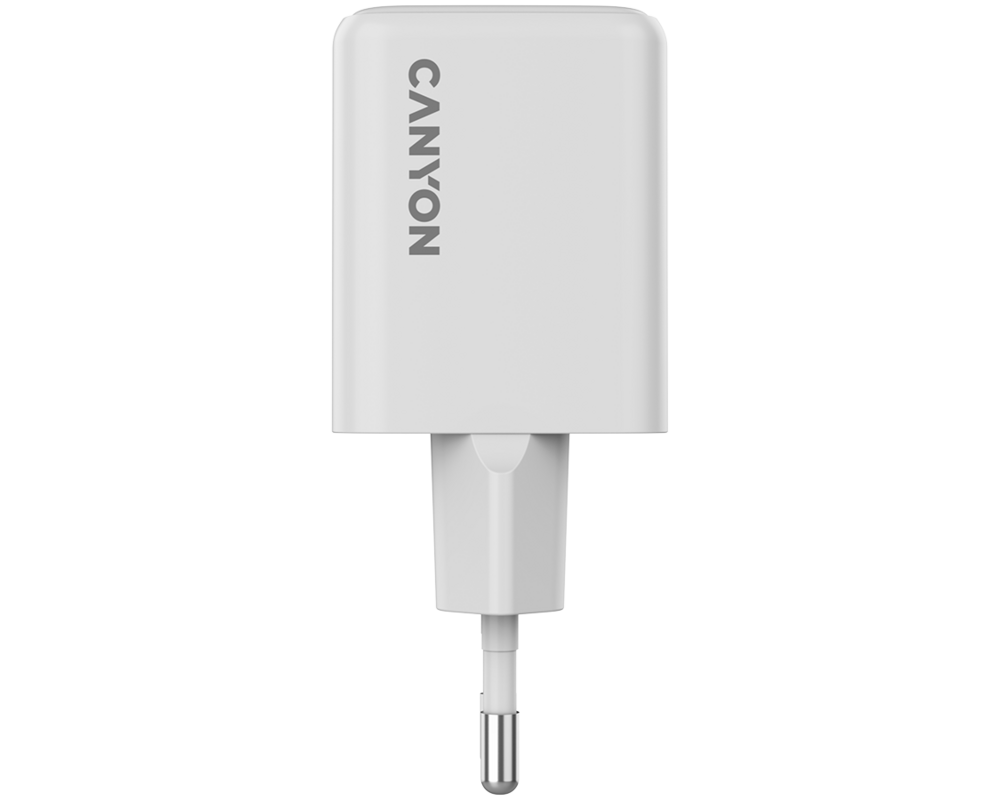 Зарядно CANYON CU35CC GaN 35W 2xPD EU White 5