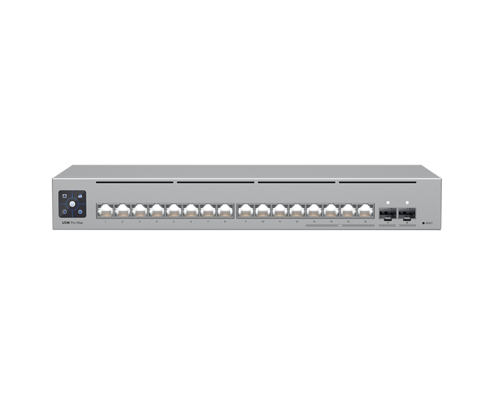 Switch (Комутатор) 16-портов гигабитов комутатор Ubiquiti UniFi Switch Pro Max 16 8