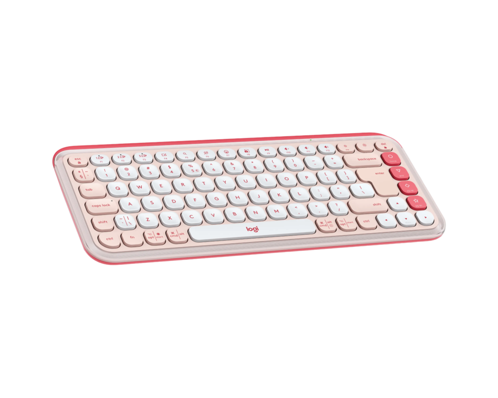Клавиатура Logitech Pop Icon Keys - Rose - US INT'L - BT - N/A - INTNL-973 11