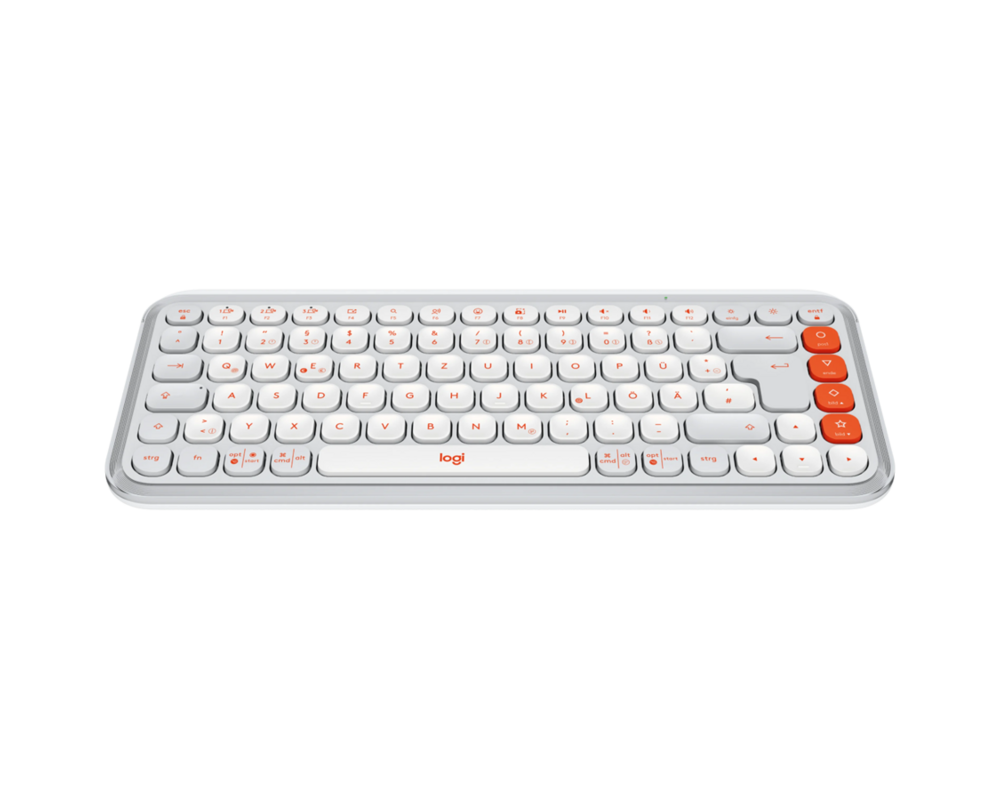 Клавиатура Logitech Pop Icon Keys - White - US INT'L - BT - N/A - INTNL-973 8