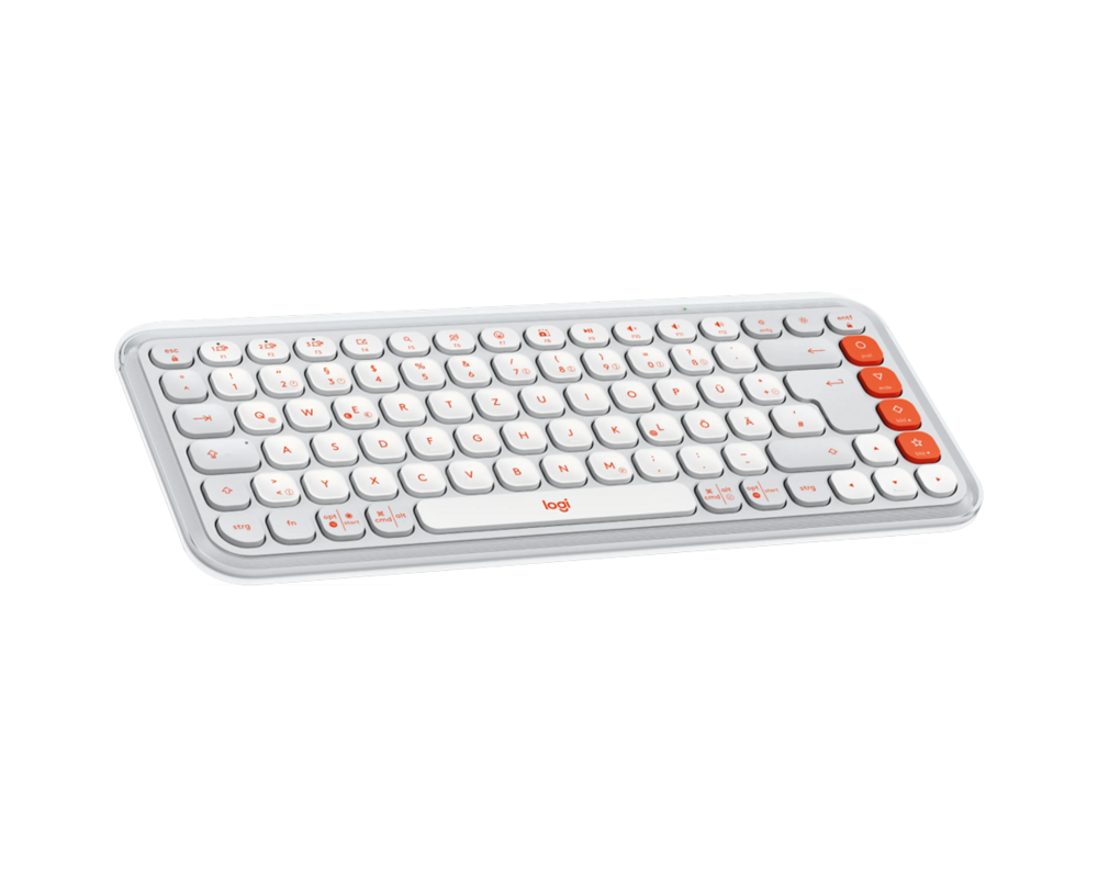 Клавиатура Logitech Pop Icon Keys - White - US INT'L - BT - N/A - INTNL-973 9