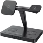<span>Зарядно</span> CANYON wireless WS-404 15W 4in1 CC Black <span class='catalog-num-in-name'>CNS-WCS404</span> - 